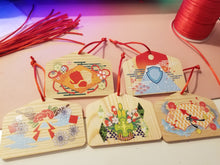 Load image into Gallery viewer, Wooden FFXIV Ema Board Charms