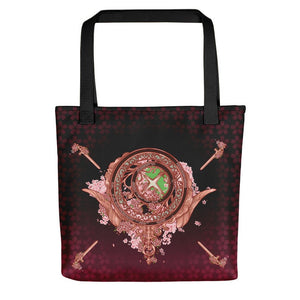 Flower Timewheel Tote Bag
